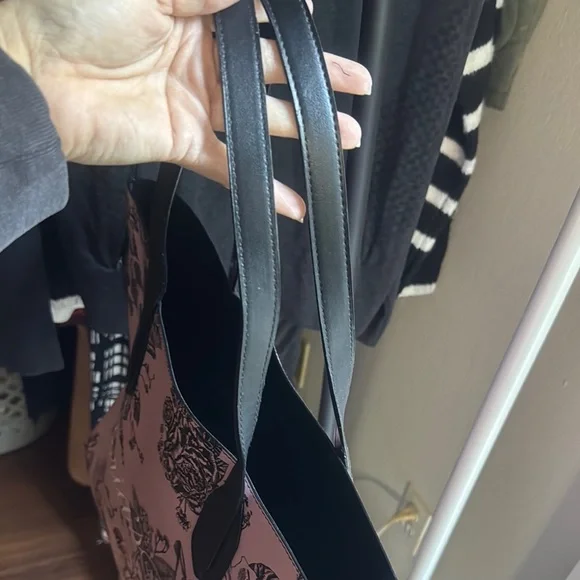 Victoria's Secret Pink and Black Floral Tote - Picture 3 of 6